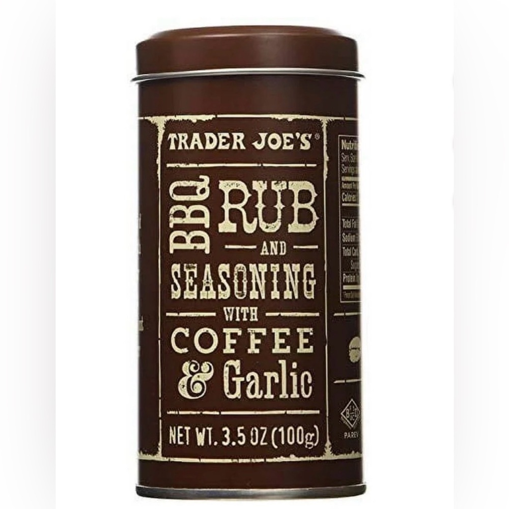 Trader Joe's Coffee Garlic BBQ Rub Seasoning NEW Set of 2